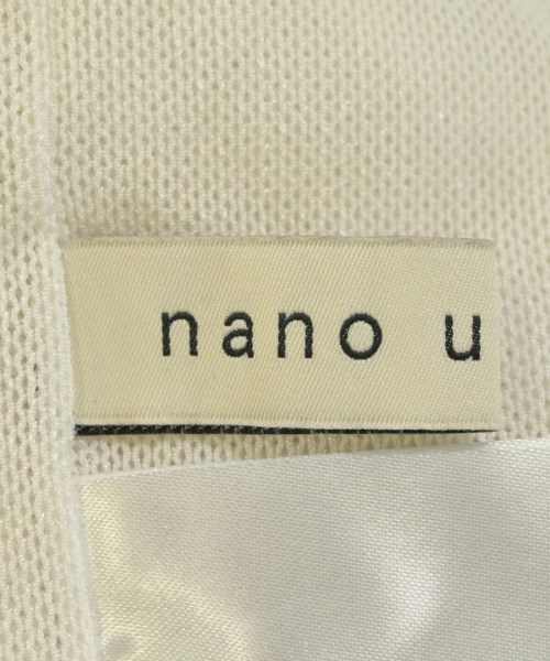 nano UNIVERSE（ナノユニバース）ニット・セーター 白 サイズ:F レディース/2200702102202