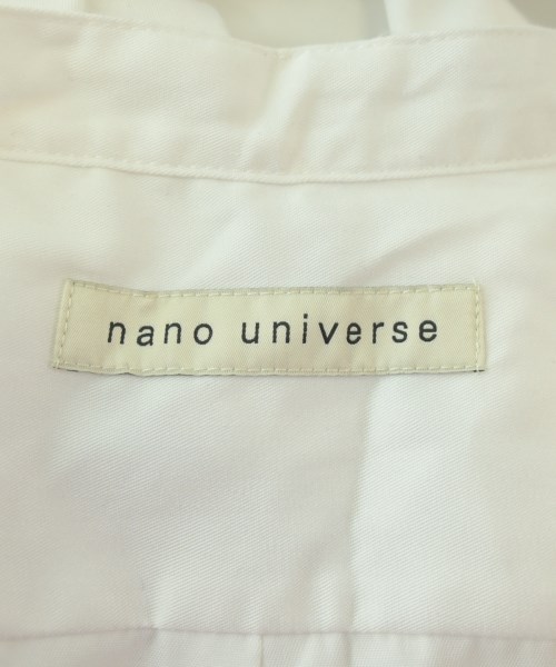 nano UNIVERSE（ナノユニバース）カジュアルシャツ 白 サイズ:L レディース/2200702102257