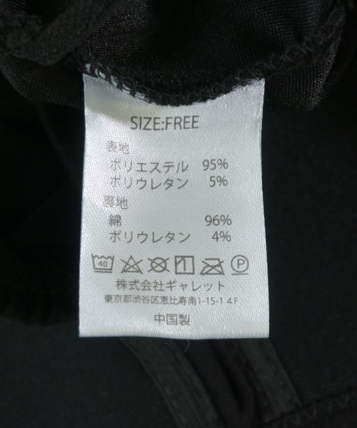nano UNIVERSE（ナノユニバース）オールインワン/サロペット 黒 サイズ:F レディース/2200695870041