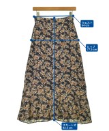 nano UNIVERSE（ナノユニバース）ロング・マキシ丈スカート 紺 サイズ:36(S位) レディース/2200718738112