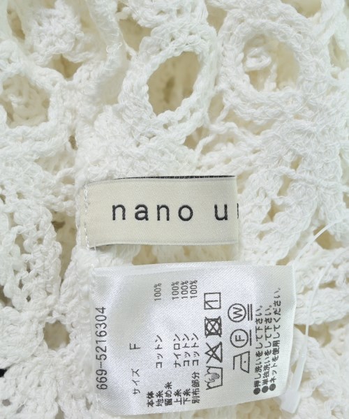 nano UNIVERSE（ナノユニバース）カーディガン 白 サイズ:F レディース/2200628724076