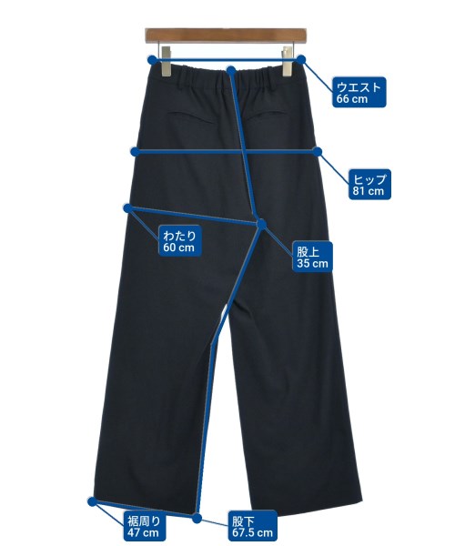 nano UNIVERSE（ナノユニバース）スラックス 黒 サイズ:38(M位) レディース/2200641377037