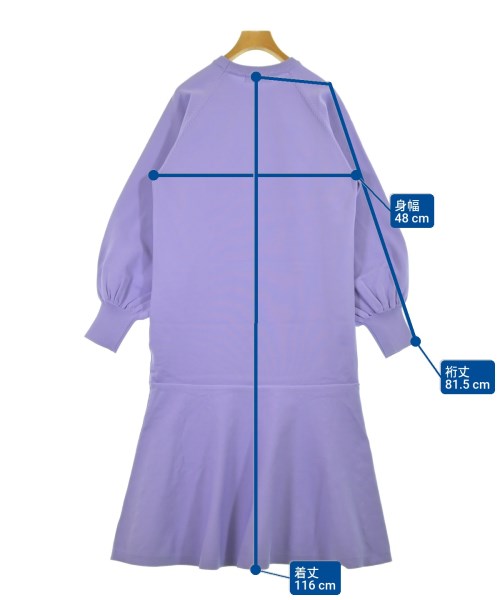 nano UNIVERSE（ナノユニバース）ワンピース 紫 サイズ:F レディース/2200642109019