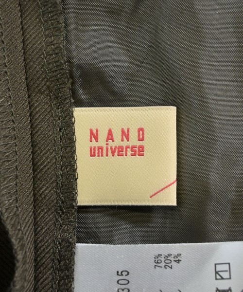 nano UNIVERSE（ナノユニバース）スラックス カーキ サイズ:S レディース/2200642109026