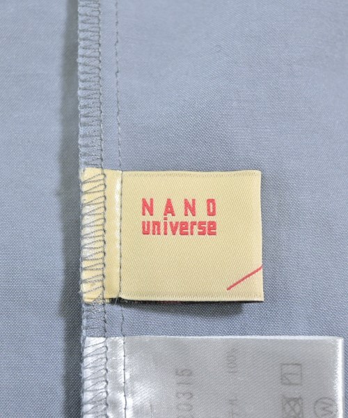 nano UNIVERSE（ナノユニバース）カジュアルシャツ 青 サイズ:S レディース/2200642109057