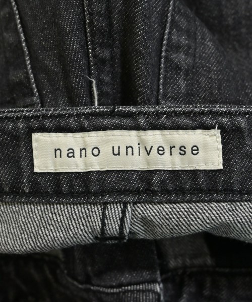 nano UNIVERSE（ナノユニバース）デニムパンツ 黒 サイズ:M レディース/2200638430097
