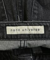 nano UNIVERSE（ナノユニバース）デニムパンツ 黒 サイズ:M レディース/2200638430097