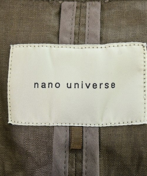 nano UNIVERSE（ナノユニバース）ジャケット 茶 サイズ:M レディース/2200635633026