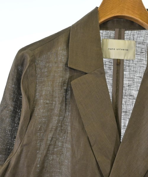 nano UNIVERSE（ナノユニバース）ジャケット 茶 サイズ:M レディース/2200635633026