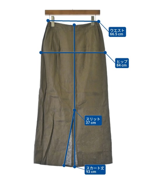 nano UNIVERSE（ナノユニバース）ロング・マキシ丈スカート 茶 サイズ:M レディース/2200635633033