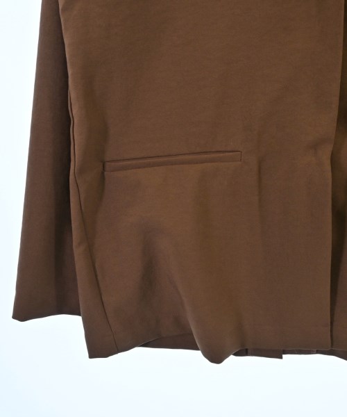 nano UNIVERSE（ナノユニバース）ノーカラージャケット 茶 サイズ:38(M位) レディース/2200613464031