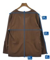 nano UNIVERSE（ナノユニバース）ノーカラージャケット 茶 サイズ:38(M位) レディース/2200613464031