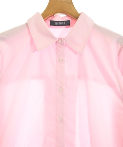 nano UNIVERSE（ナノユニバース）カジュアルシャツ ピンク サイズ:F レディース/2200636577084