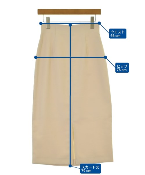 nano UNIVERSE（ナノユニバース）ロング・マキシ丈スカート 白 サイズ:2(M位) レディース/2200637533065