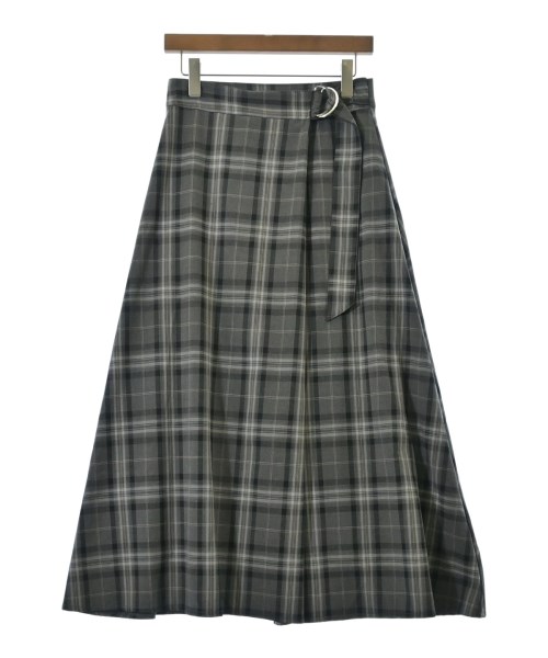 nano UNIVERSE(ナノユニバース)ロング・マキシ丈スカート グレー サイズ:38(M位)/2200637150026