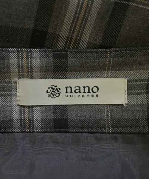 nano UNIVERSE（ナノユニバース）ロング・マキシ丈スカート グレー サイズ:38(M位) レディース/2200637150026
