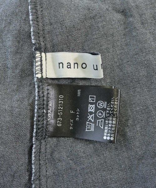 nano UNIVERSE（ナノユニバース）ブラウス 黒 サイズ:F レディース/2200642144218