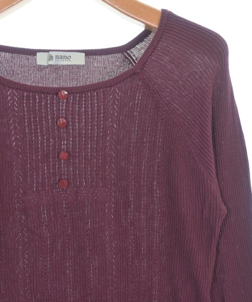 nano UNIVERSE（ナノユニバース）Tシャツ・カットソー 赤 サイズ:F レディース/2200643416048