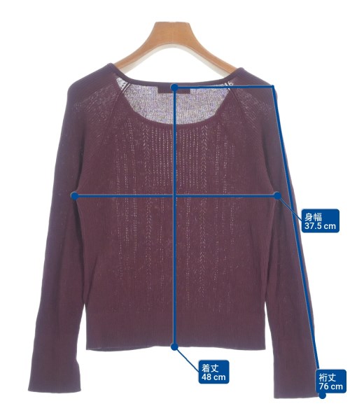 nano UNIVERSE（ナノユニバース）Tシャツ・カットソー 赤 サイズ:F レディース/2200643416048