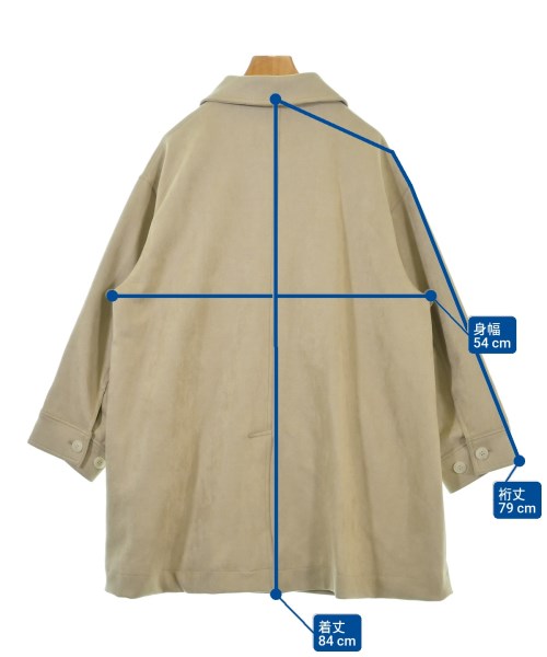 nano UNIVERSE（ナノユニバース）ステンカラーコート ベージュ サイズ:F レディース/2200640714017