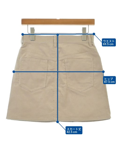 nano UNIVERSE（ナノユニバース）ミニスカート ベージュ サイズ:S レディース/2200640714024