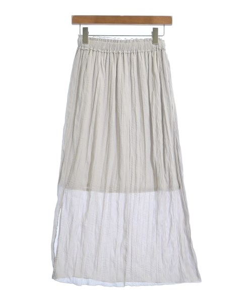 nano UNIVERSE（ナノユニバース）ロング・マキシ丈スカート グレー サイズ:36(S位) レディース/2200647321027