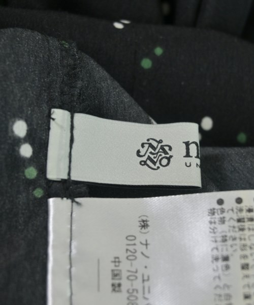 nano UNIVERSE（ナノユニバース）カジュアルシャツ 黒 サイズ:38(M位) レディース/2200649597079