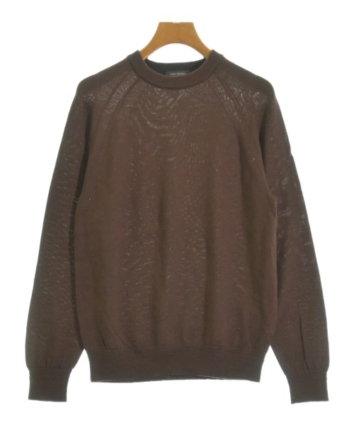 nano UNIVERSE(ナノユニバース)ニット・セーター 茶 サイズ:M/2200644370066