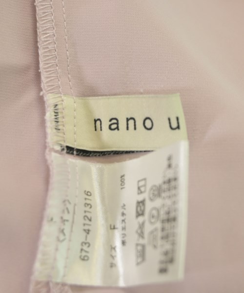 nano UNIVERSE（ナノユニバース）ブラウス ピンク サイズ:F レディース/2200646243085