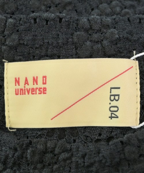 nano UNIVERSE（ナノユニバース）ブラウス 黒 サイズ:F レディース/2200648078180