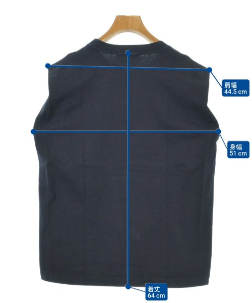 nano UNIVERSE（ナノユニバース）ノースリーブ 紺 サイズ:36(S位) レディース/2200646720036