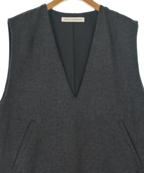 nano UNIVERSE（ナノユニバース）ベスト グレー サイズ:F レディース/2200650680029