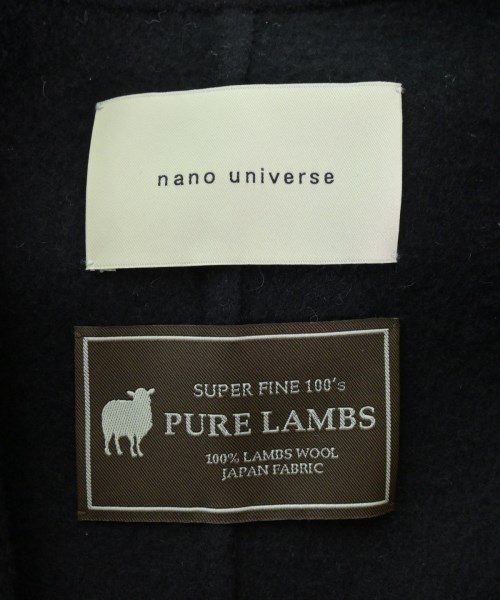 nano UNIVERSE（ナノユニバース）チェスターコート 紺 サイズ:S レディース/2200649778010