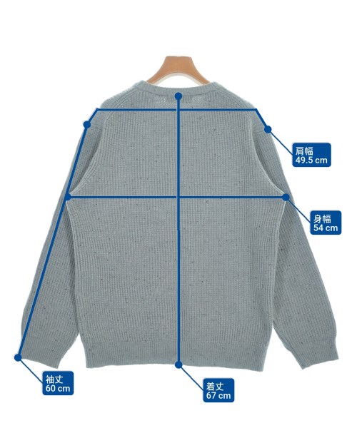nano UNIVERSE（ナノユニバース）ニット・セーター 青 サイズ:L レディース/2200647995044
