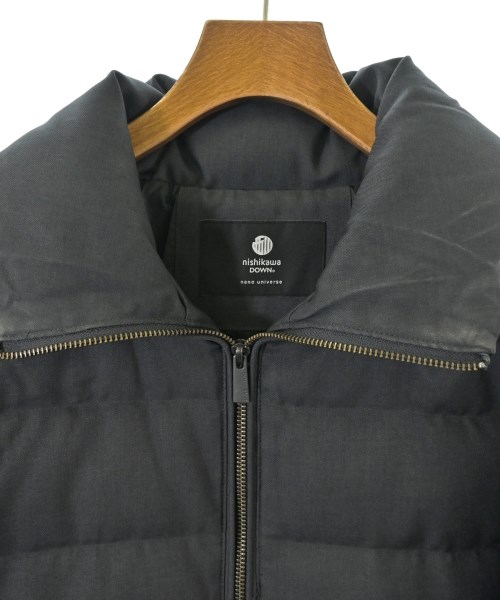 nano UNIVERSE（ナノユニバース）ダウンジャケット/ダウンベスト グレー サイズ:S レディース/2200654128053