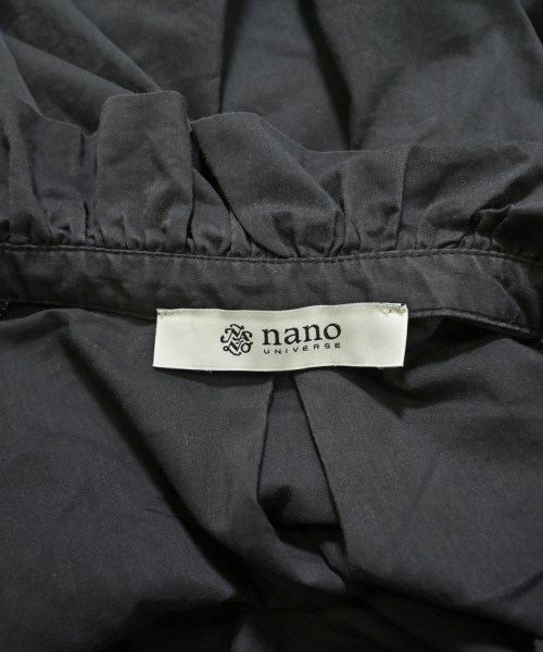 nano UNIVERSE（ナノユニバース）ブラウス 黒 サイズ:36(S位) レディース/2200700384044