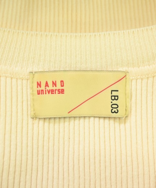 nano UNIVERSE（ナノユニバース）カーディガン 白 サイズ:1(S位) レディース/2200693424055