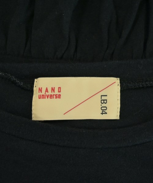 nano UNIVERSE（ナノユニバース）Tシャツ・カットソー 黒 サイズ:F レディース/2200700319022