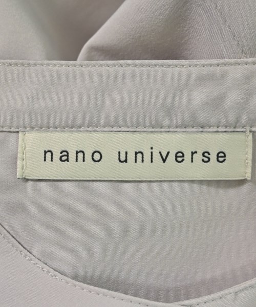nano UNIVERSE（ナノユニバース）シャツワンピース グレー サイズ:F レディース/2200701413071