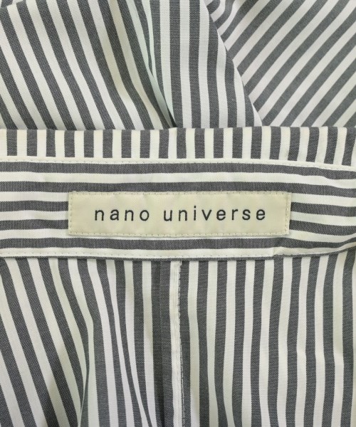 nano UNIVERSE（ナノユニバース）シャツワンピース 白 サイズ:F レディース/2200709351047