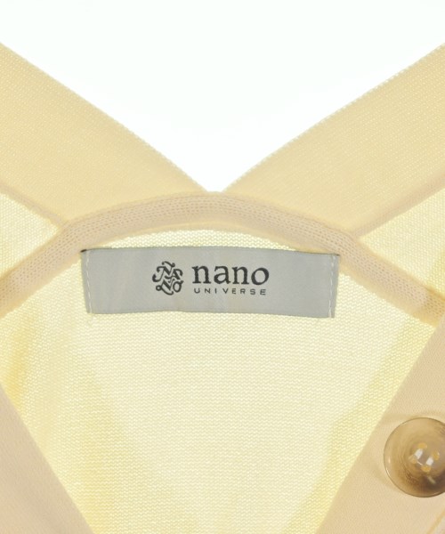 nano UNIVERSE（ナノユニバース）カーディガン 黄 サイズ:36(S位) レディース/2200707296012