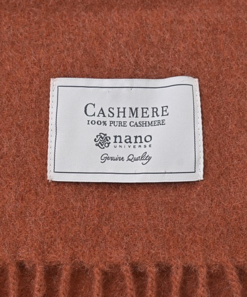 nano UNIVERSE（ナノユニバース）マフラー 茶 サイズ:- レディース/2200658729065