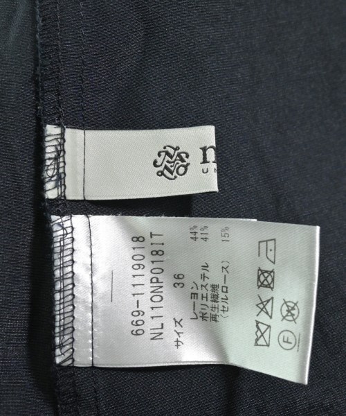 nano UNIVERSE（ナノユニバース）シャツワンピース 紺 サイズ:36(S位) レディース/2200657526023