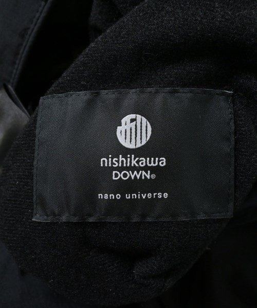nano UNIVERSE（ナノユニバース）ダウンコート 黒 サイズ:S レディース/2200664090012