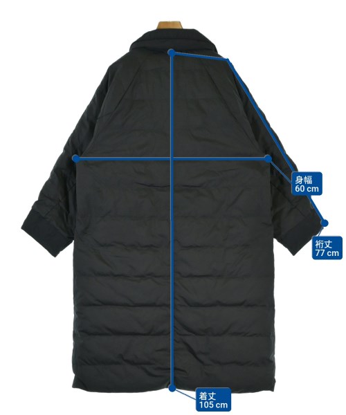 nano UNIVERSE（ナノユニバース）ダウンコート 黒 サイズ:S レディース/2200664090012