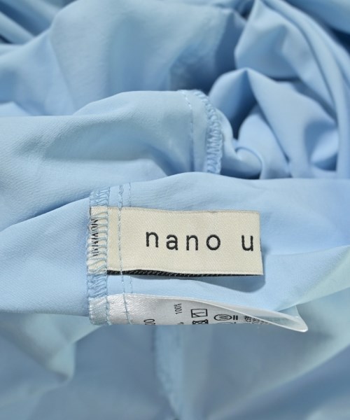 nano UNIVERSE（ナノユニバース）カジュアルシャツ 青 サイズ:F レディース/2200663681013