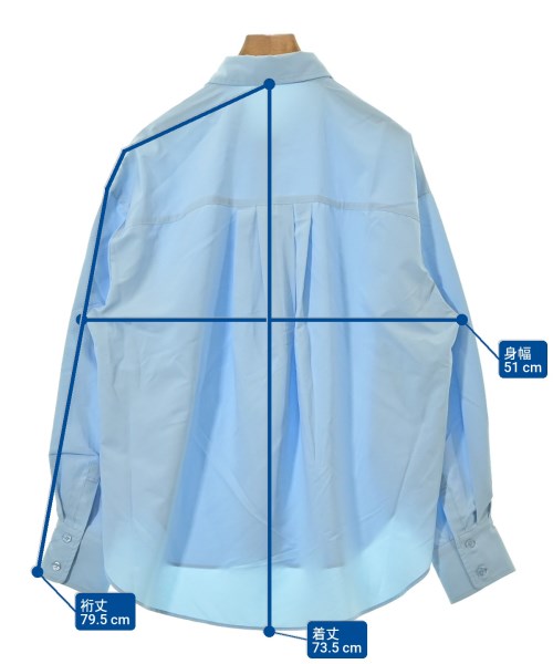 nano UNIVERSE（ナノユニバース）カジュアルシャツ 青 サイズ:F レディース/2200663681013