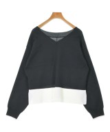 nano UNIVERSE（ナノユニバース）ニット・セーター 黒 サイズ:F レディース/2200663681051