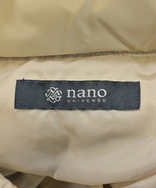 nano UNIVERSE（ナノユニバース）ダウンジャケット/ダウンベスト ベージュ サイズ:F レディース/2200665213014