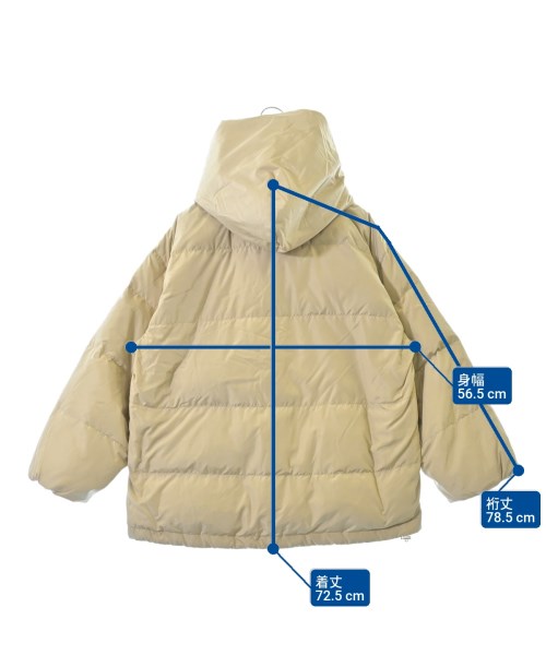 nano UNIVERSE（ナノユニバース）ダウンジャケット/ダウンベスト ベージュ サイズ:F レディース/2200665213014